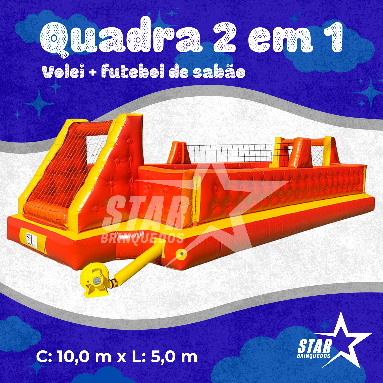 Quadra 2 em 1 10x5