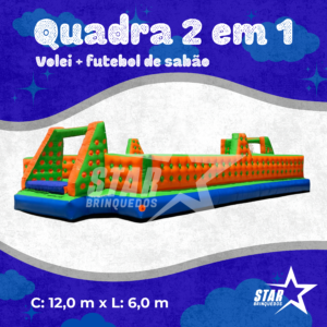Quadra 2 em 1 12x6