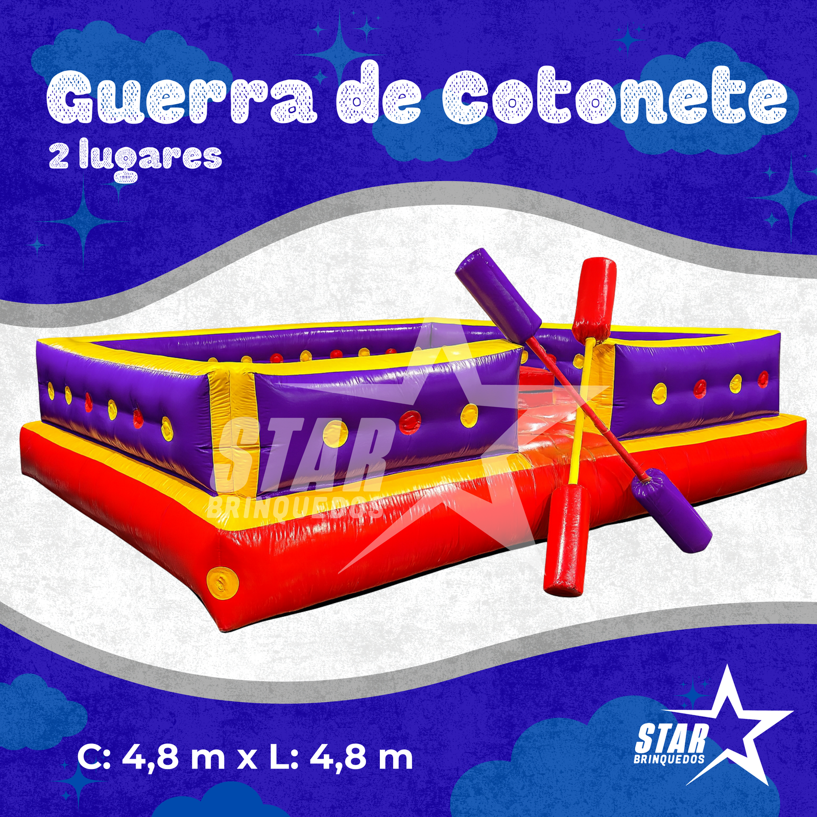 Guerra de Cotonete 2 Lugares