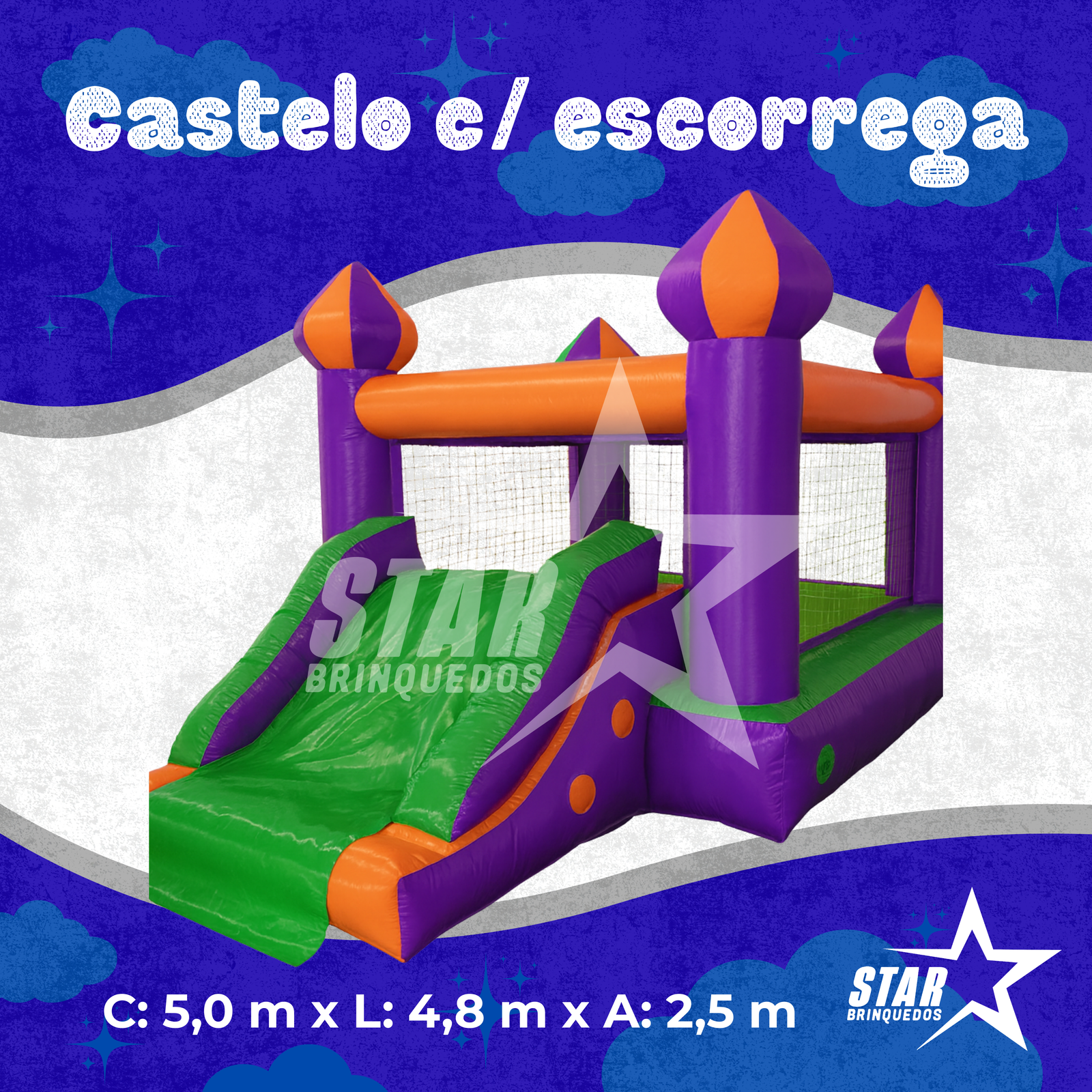 Castelo com Escorrega