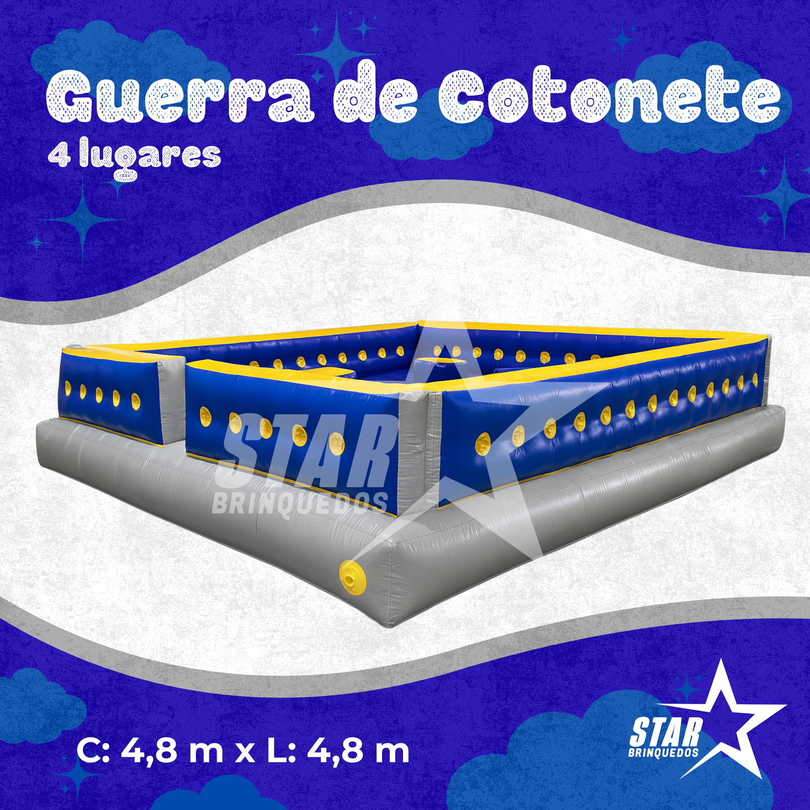 Guerra de Cotonete 4 Lugares